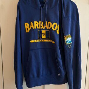 Vintage Olympic Hoodie Sweatshirt (Athens 2004, Team Barbados)